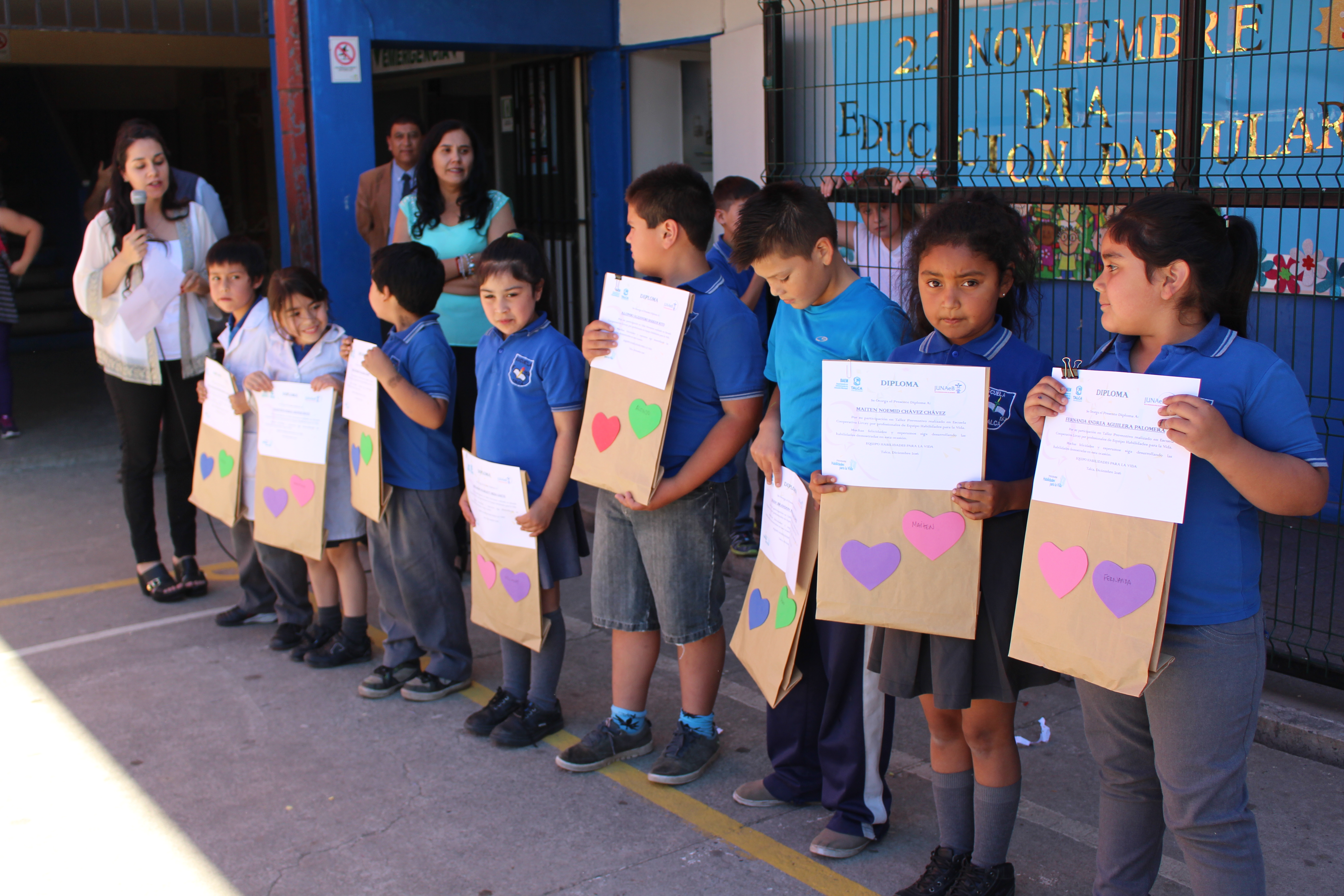 Premiación programa Habilidades para la vida