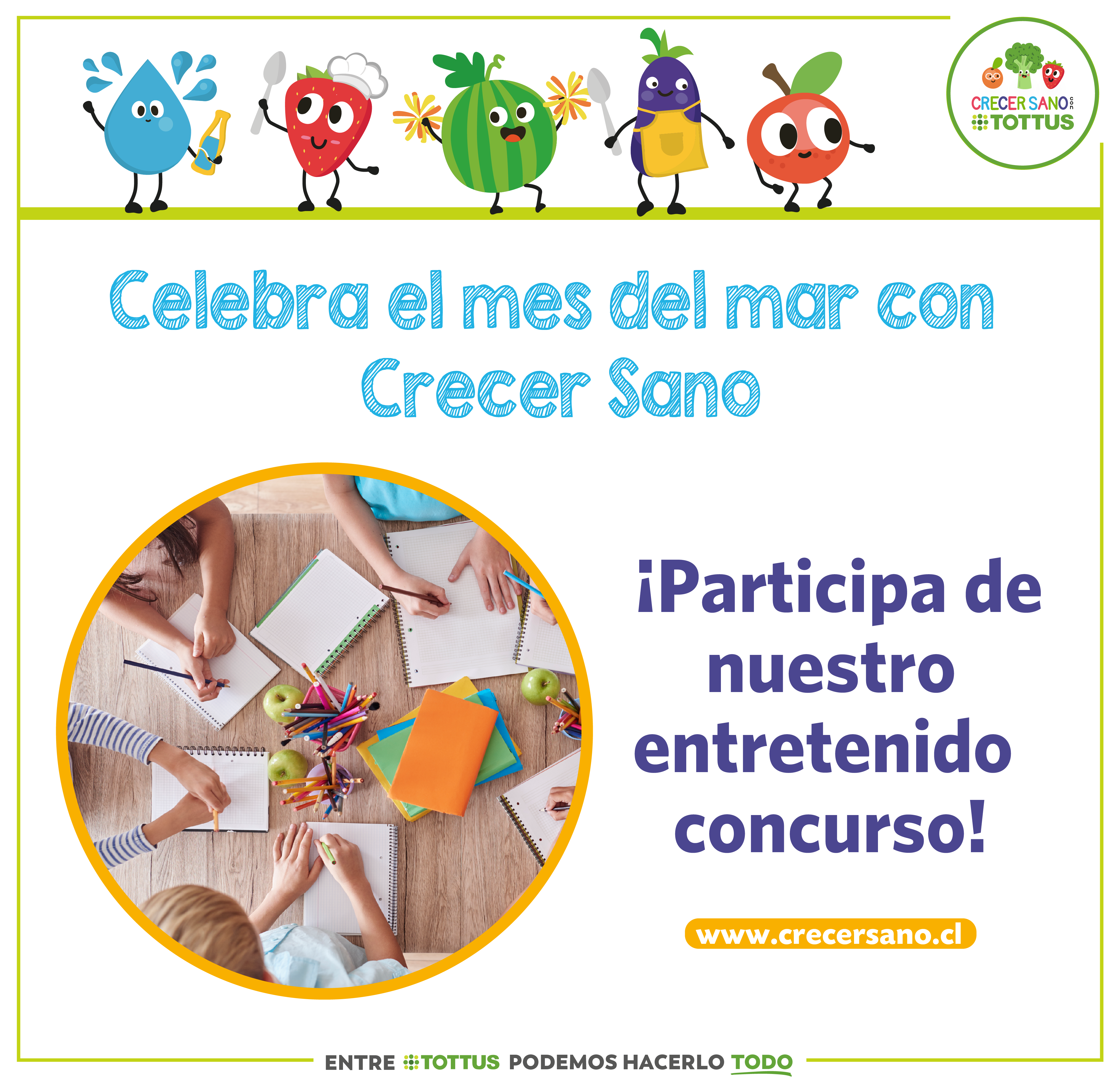 Concurso «Alimentos del mar» del programa Crecer Sano con Tottus