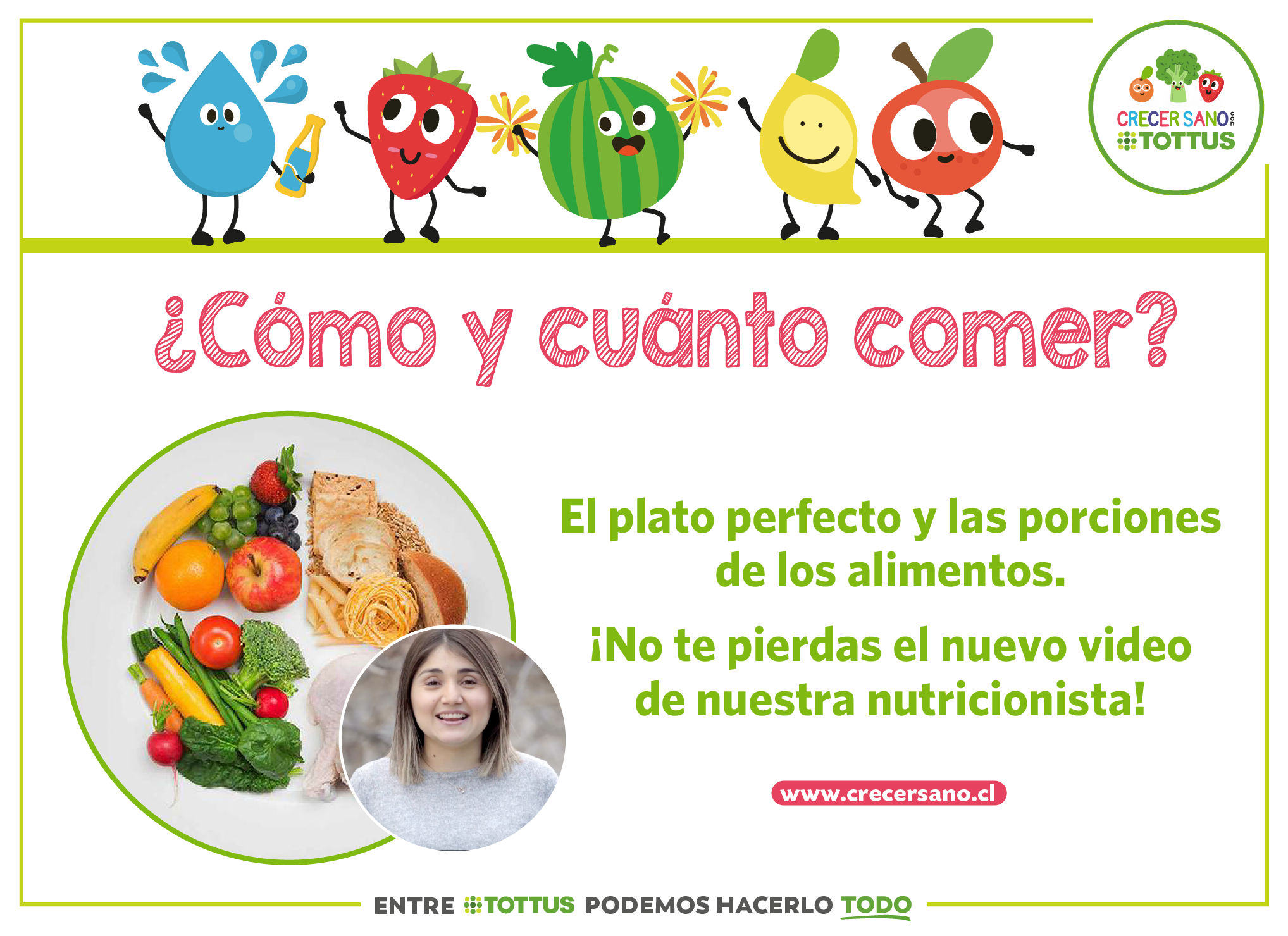 Compartiendo información con el Programa Crecer Sano con Tottus: